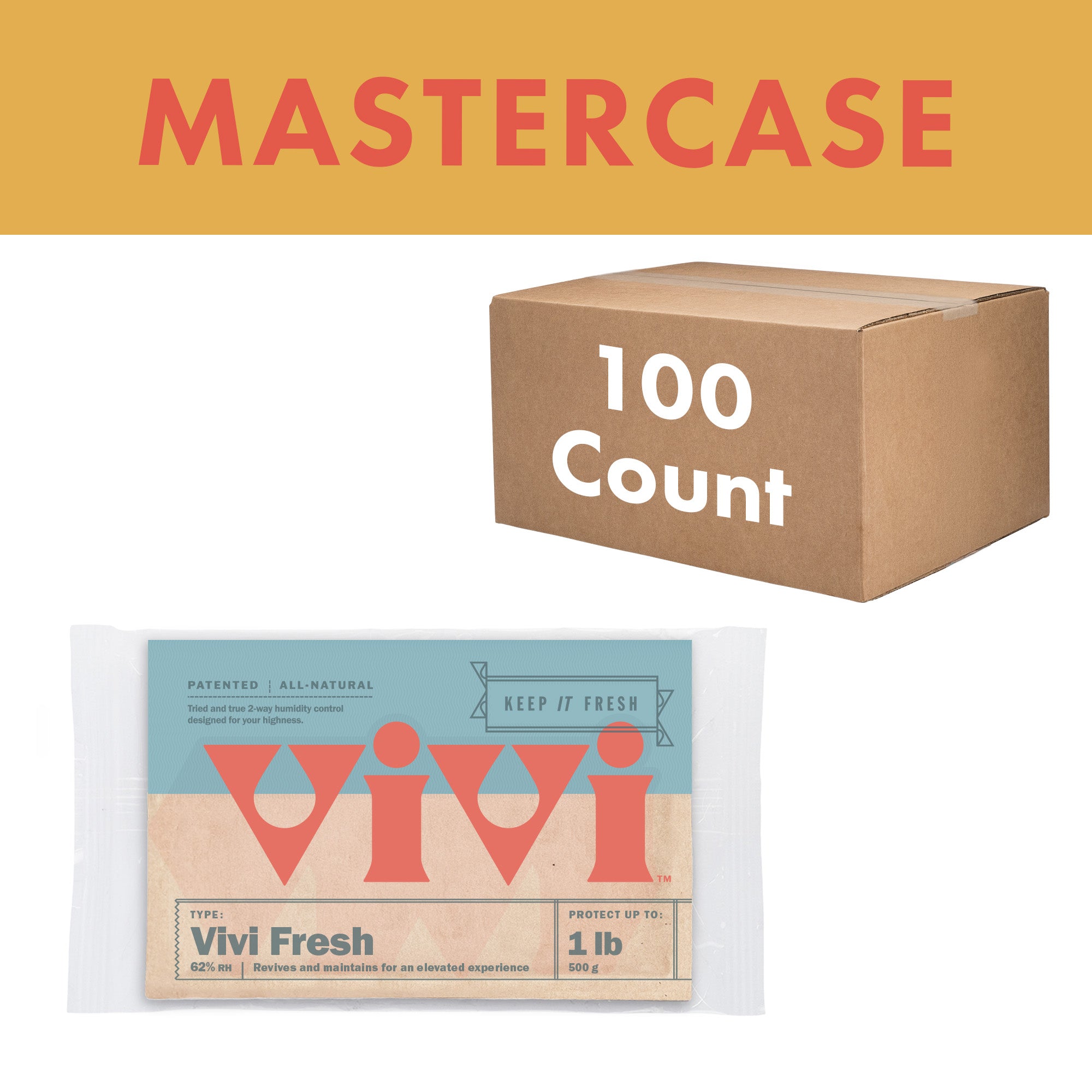 Vivi Size 60 Bulk (individually wrapped) Mastercase - For Herbal